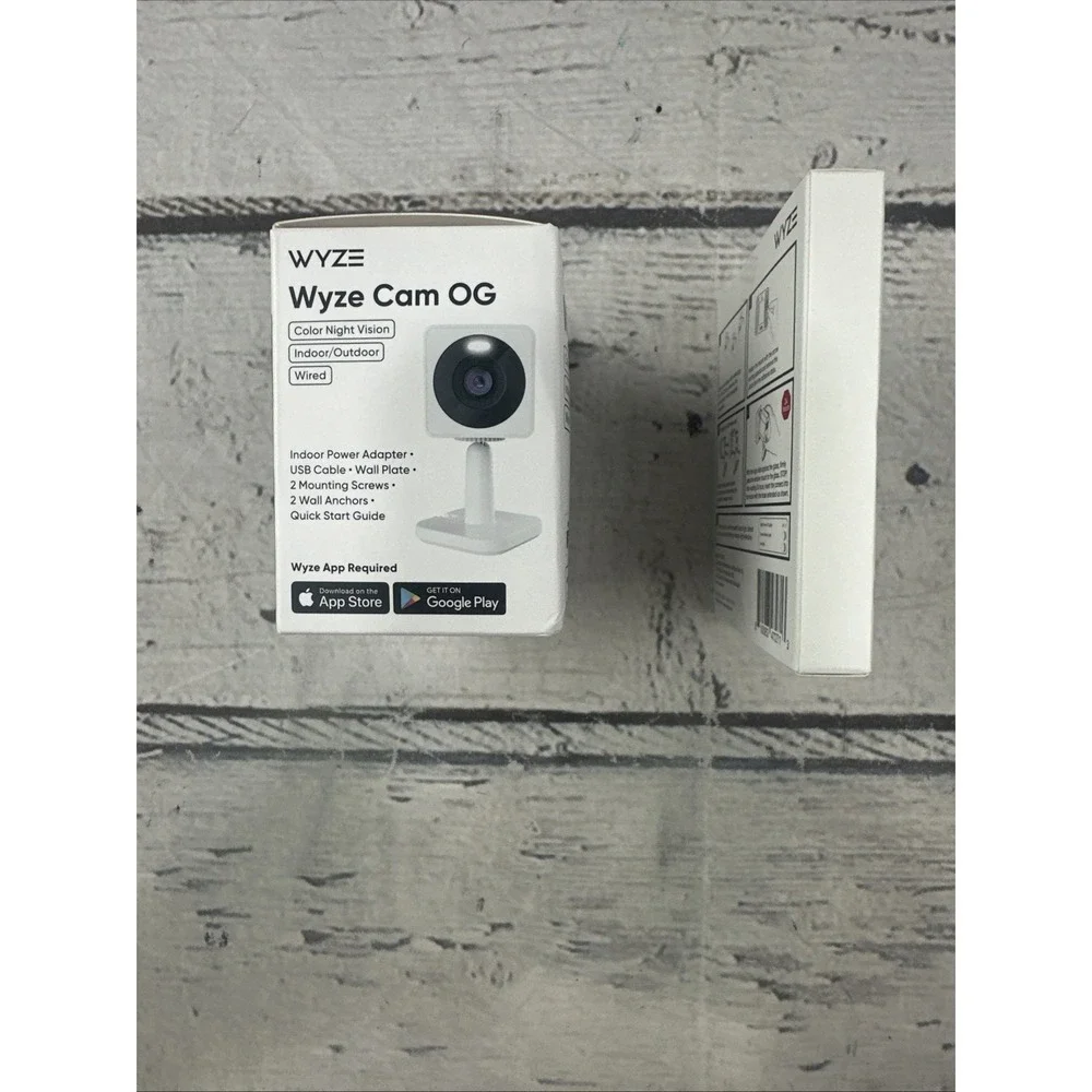 Wyze WYZECGS Cam OG Wired 1080p Smart Security Camera + Window Mount WYZEWMV2